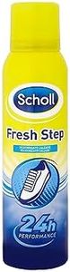 Scholl Fresh Step Desodorante Líquido Calzado 150ml | Elimina Olor y Protege por 24h | Fórmula Dual-Active | Sin Residuos