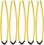 5Pcs Slingshot Replacement Band,Heavy Duty Wrist Rocket Elastic Rubber Bands, Suitable Insert-Yoke-into-Tube Hunting Resorter