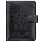 WALNEW RFID Blocking Passport Holder Travel Wallet Cover Case