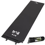 Trail Self Inflating Camping Mat 5cm Thick Single Inflatable Mattress And Bag Black