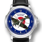 SUPERMARINE SPITFIRE AIRCRAFT RAF WORLD WAR 2 MENS WRIST WATCH BIRTHDAY CHRISTMAS DAY BEST GIFT ENGRAVED