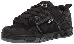 DVS Men's Comanche Skate Shoe, Black Reflective Charcoal New Black, 13 UK