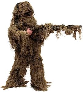 Red Rock Outdoor Gear Men's Youth Ghillie Suit, Desert Camouflage, 10-12