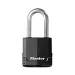 Master Lock M515XDLH Magnum Heavy Duty Padlock with Key, 1 Pack, Black