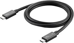 Fast Data Cable and Charging Cable 40Gbps with 100W 8K Video@60Hz or Dual 4K Video, Type-c to USB C Thunderbolt 4 Thunderbolt 3 USB 4 Cable, USB-C, 4FT