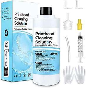 Printhead Cleaning Kit Inkjet Printer 250mL, Printer Cleaning Kit for Epson Ecotank Printer, Printer Cleaner Kit for HP Printhead, Print Head Cleaning Kit for Brother, Printer Head Cleaning Kit 250mL