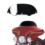 WYNMOTO Black 7" Windshield Windscreen Compatible for 1996-2013 Harley Davidson Touring Street Glide Electra Glide FLHT FLHTCU Ultra Classic Glide FLHX FLHTK Tri Glide 96-13