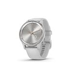 Garmin vívomove® Trend, Stylish Hybrid Smartwatch, Long-Lasting Battery Life, Dynamic Watch Hands and Touchscreen Display, Mist Gray