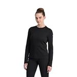 Spyder Charger Crew Women Baselayer, Black, M