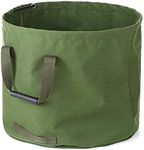 HUIOP Garden Waste Bag Collapsible Canvas Reusable Water Resistant Garden Yard Leaf Waste Bag Waste Sack with Handles Storage Bag,Waste Bag