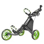 Caddytek EZ-Fold 3 Wheel Golf Push Cart,golf trolley