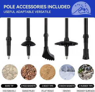 Underwood-Aggregator Collapsible Hiking Poles – Lightweight Trekking Sticks