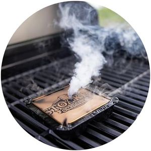 Stoaked Instant Smoaker 6-Pack, White Oak Wood Pellets, Disposable Smoker Box for Gas and Charcoal Grill, 1-Hour Burn Time, Great for Backyard BBQ