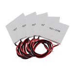 HALJIA 5 PCS TEC1-12706 Heatsink Thermoelectric Cooler Cooling Peltier Plate Module 12V 60W