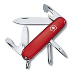 Victorinox Tinker Swiss Army Pocket Knife, Medium, Multi Tool, 12 Functions, Blade, Screwdriver, Red