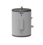 GE Point of Use Water Heater | Electric Water Heater with Adjustable Thermostat & Drain Valve | Easy Install for Instant Hot Water | 18 Gallon | 120 Volt | Stainless Steel