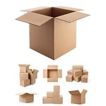 Wellpack Europe 5 x Perfect Quality Brown Cardboard Boxe Ideal For Posting, Packing, Moving (18x12x12")