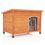 Cozy Pet Insulated Wooden Dog Kennel Medium With Removable Floor NEW Model House Kennels Houses DK01M. (We do not ship to Channel Islands or IOW)