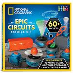 National Geographic Circuit Maker Kit - Electronics Kit for Kids with 60 Electrical Circuit Projects, Electric Circuit STEM Toy, Electronic Projects, Electrical Circuit Kit for Kids, Electricity Kit