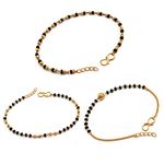 JHB Gold Plated Hand Bracelet Combo For Women (COMBO34)