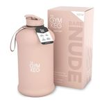 The Gym Keg Official Sports 2L Water Bottle (2.2 L) Insulated Sleeve - Carry Handle - Fitness, Exercise, Large Gym 2 litre Water Bottle - No BPA, 40% Thicker Plastic