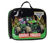 Monster Jam Grave Digger Single Compartment Insulated Big Large Lunch Box Bag