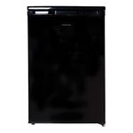 Statesman R155B Under Counter Fridge with 4* Ice Box, 55cm, Fridge 97 Litres, Freezer 16 Litres, 1 Adjustable Glass Shelf, Reversible Doors, Internal Light, Large Salad Drawer, Black