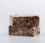 Original Raw African Black Soap (2 Pack) - Authentic Acne Psoriasis Eczema Organic