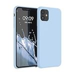 kwmobile Case Compatible with Apple iPhone 11 Case - TPU Silicone Phone Cover with Soft Finish - Pastel Blue