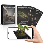 Dinosaur 4D+ Cards by Octagon Studio - Augmented Reality Educational Flashcards - Interactive Learning for Kids - Compatible with iOS & Android