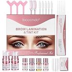 Brow Lift and Tint Dye Kit - Professional Eyebrow Perm Kit and Brow Coloring Kit - Eyebrow Lamination Set Suitable for Salon & Home Use