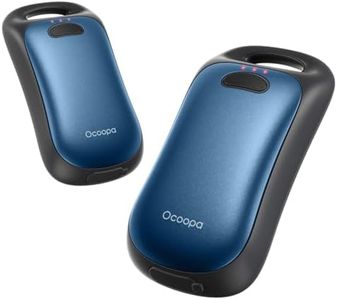 OCOOPA Scaldamani ricaricabili 2 pezzi magnetici,IP45 resistenti all'acqua, scaldamani elettrici 6000 mAh, calore 18 ore, riscaldatore tascabile portatile, regali per esterni, golf, campeggio, Urban