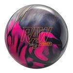 Hammer Bowling Products Raw Hammer PRE-DRILLED Bowling Ball- Purple/Pink/Silver 11lbs