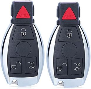 Beefunny 315MHz Smart 3+1 4 Button Replacement Remote Key Fob for Mercedes-Benz Support NEC & BGA 2000-2014, 705 Moto (2)