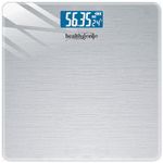 Healthgenie Digital Weight Machine, Weighing Machine For Human Body Digital Weighing Scale, Weight Machine, With 1 Year Warranty (Brushed Metallic)