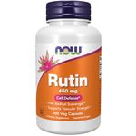 Now Foods Rutin 450mg, Veg-Capsules, 100-Count