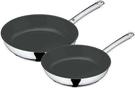 WMF Devil Pfannenset 2-teilig, Bratpfanne Induktion 24, 28 cm, Cromargan Edelstahl beschichtet, Keramikbeschichtung, backofenfest