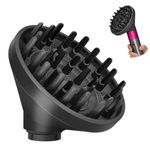 Diffuser attachment Compatible with Dyson Airwrap Styler,Converting Curling Styler to A Hair Dryer, Compatible with HS01 HS03 HS05, for Salon-quality Blowout Styles ，Shaped Curls and Waves