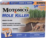 Motomco 198880 Mole Killer Ready To Use Bonus Box, 12 Worm B