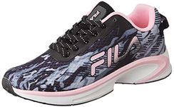 FILA Womens Grizzle W BLK/PNK Running Shoes