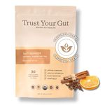 Trust Your Gut - Herbal Cleansing & Detox Defense Tea - Orange Spice 40Gram - 30 Plastic Free ECO Friendly Bags - Healthy Digestion and Good for Liver Detox - Made In USA - Natural USDA Organic