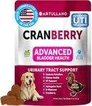 Dog UTI Treatment - Cranberry Supplement for Dogs - Bladder Control for Dogs - Dog Urinary Tract Infection Treatment - UTI Medicine for Dogs - Dog Cranberry Supplement - Kidney Support - 70 Chews