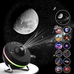 Galaxy Projector for Bedroom,Planetarium Star Projector with 4K Replaceable 13 Galaxy Discs,HD Image Large Projection Area,Starry Sky Night Light for Kids Adults Ceiling Home Theater Living Room Decor