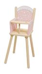 Indigo Jamm Loxhill Doll and Baby furniture for pretend play. Quality wooden gifts for Boys & Girls 18 months+ (Loxhill High Chair)