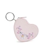 Vera Bradley Bag Charm Keychain, Mon Amour Soft Blush, Mon Amour Soft Blush