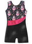 Kidsparadisy Gymnastics Leotards for Girls Mesh Breathable Sparkly Ballet Dance Leotard for Girls Gymnastics Biketards for Toddler Baby Kids(Unicorn,130 6-7Y)