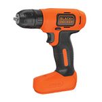 BLACK+DECKER Compact Cordless Drill Lithium-Ion 7.2V BDCD8