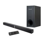 Honeywell Trueno U1000 Duo, Convertible Multimedia Speaker System with Wireless Subwoofer, Premium 2.1 Stereo Sound and Bluetooth 5.0 (Black)