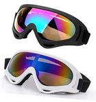 2 Ski Goggles Snowboard Goggles Motorcycle Combat Games Goggles