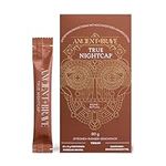 Ancient + Brave True Nightcap 15 x 6g Sachets - Sleep Supplement for Adults with Magnesium, Zinc, Vitamin C, Amino Acids - Natural Sleep Aid Powder - Recover Sleep, Lemon Ginger Flavor, Vegan